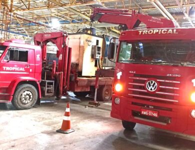 Guindastes Telescópicos, Articulados e Remoção de Máquinas